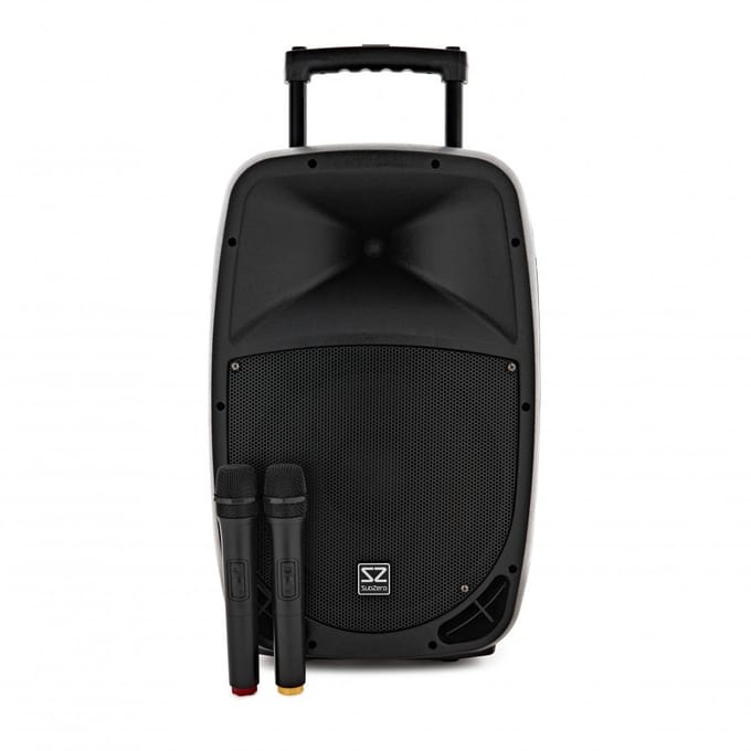 SubZero P12 Draagbare PA-luidspreker met Bluetooth & Draadloze Microfoons