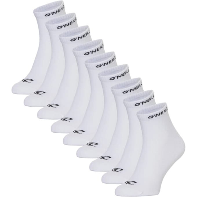 O'Neill Heren / dames enkelsokken quarter sokken 9-pack
