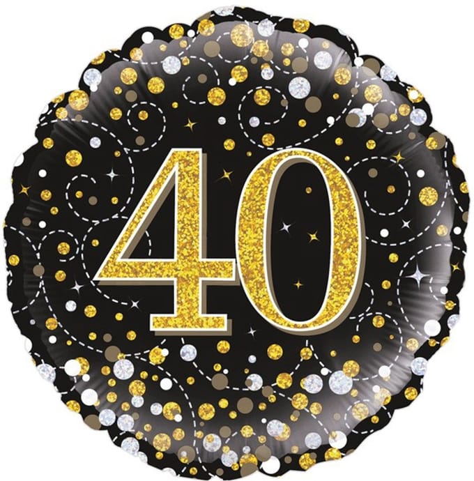 Folie-ballon Sparkling 40 Holograpic