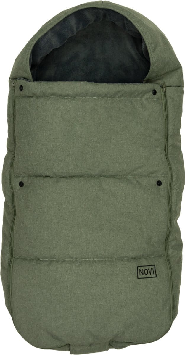Novi Uni Cozy - Voetenzak - Green Melange