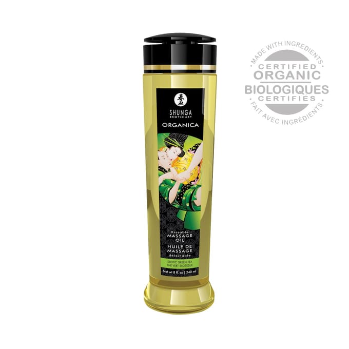 Shunga - Massage Olie Organica Exotische Groene Thee