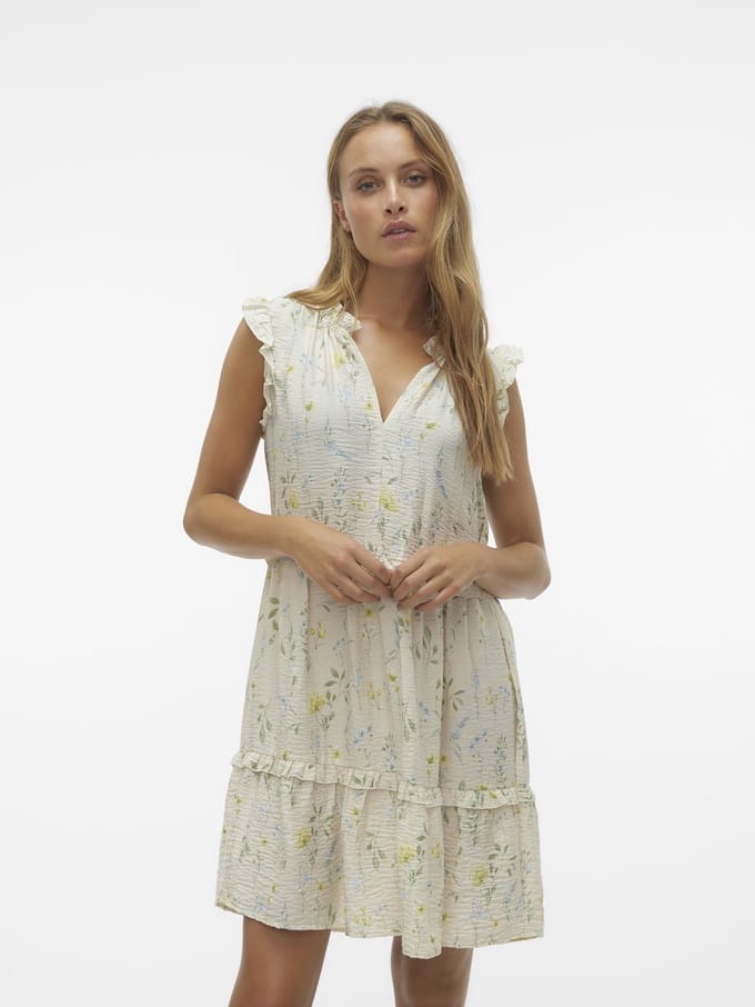 VERO MODA - VMJOSIE SL SHORT DRESS WVN GA - Dames - Mini jurken