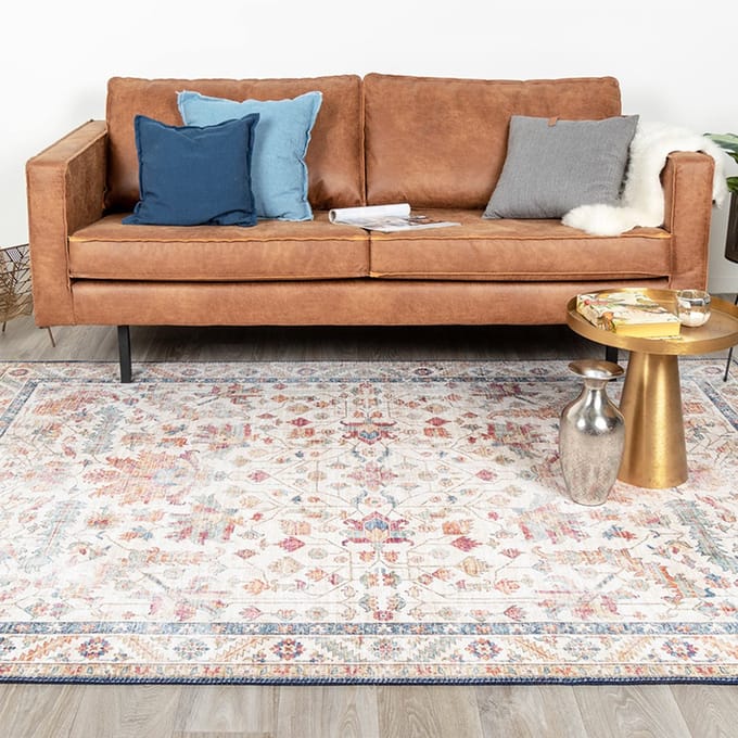 FRAAI Vintage vloerkleed - Azara Persia Lichtblauw | Sfeervol - 140x200cm