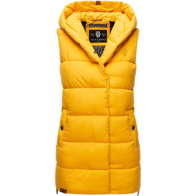 Navahoo dames lange gewatteerde bodywarmer Madilynaa – Warm & Comfortabel