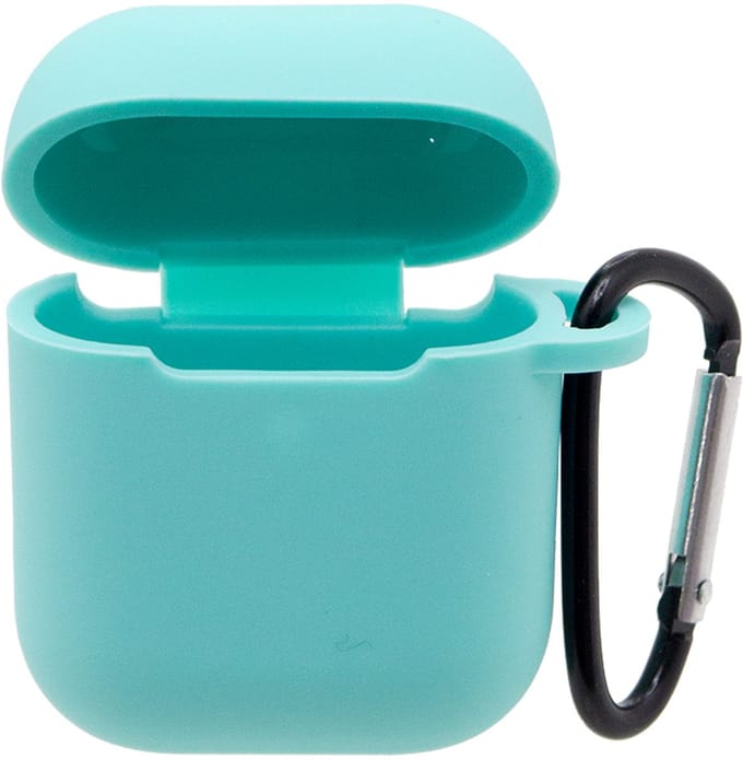 Premium Hoesje Geschikt Voor Airpod 1/2 - Mint Oplaadcase Van Plastic