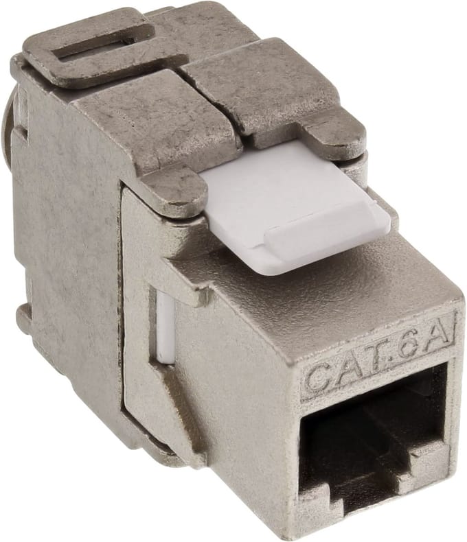 InLine® RJ45 Bu/LSA inzetstuk, Keystone SNAP-In, Cat.6a