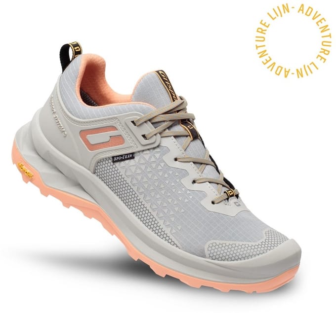 Grisport Explorer low grijs roze wandelschoenen uni (15401-177)