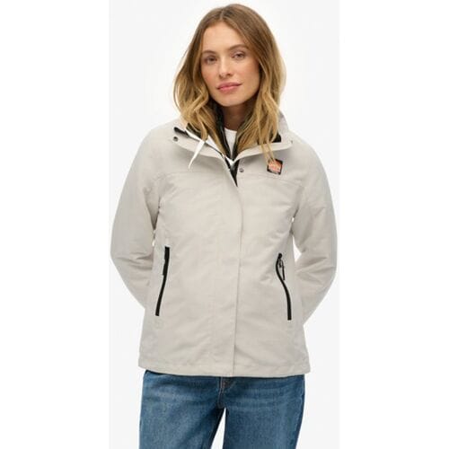 Superdry Shelljas Zonder Capuchon White Grootte: 44