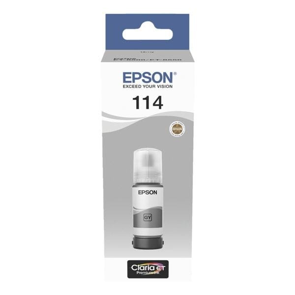 Epson 114 / C13T07B540 EcoTank Ink Refill 70 ml Grey