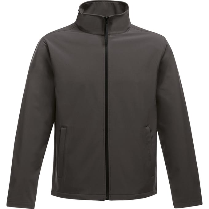 Regatta Opmerkelijk Heren Ablaze Afdrukbaar Softshell-jasje (Zeehond / Zwart)