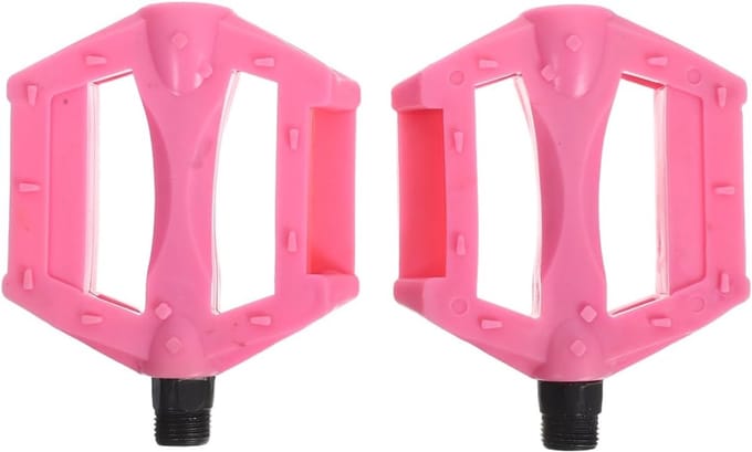 Fietspedalen Paar - Fietsaccessoires - Veilig Fietsen - Antislip Groeven - 10.5 cm - Roze