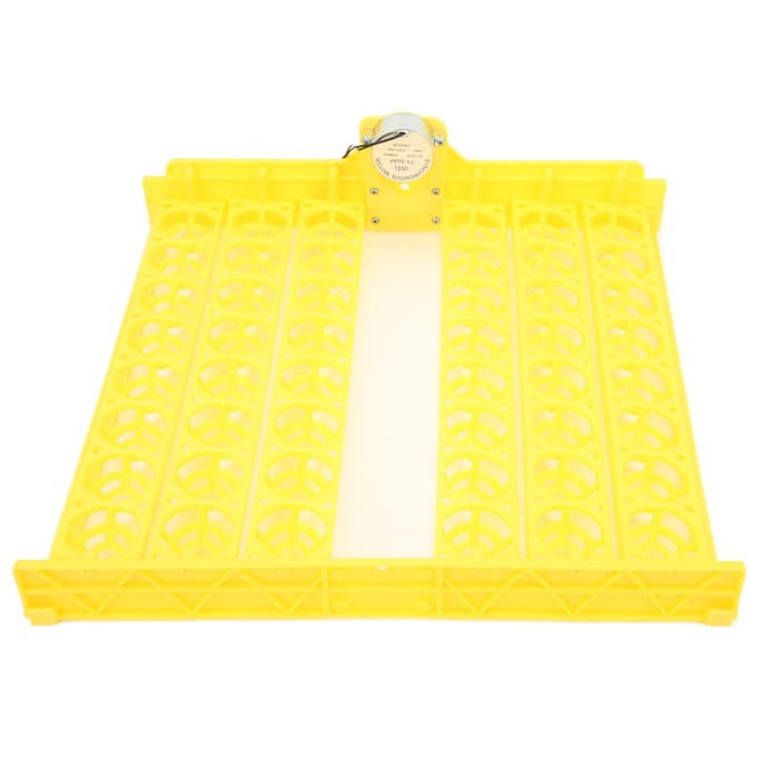 Automatische Eierkeerder 48 Eieren ABS Automatische Eierkeerder voor Automatische Eierbroedmachine220V yellow