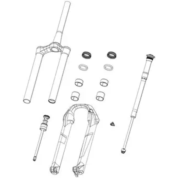 Stuurstang/buis Rockshox Rs Debon 27.5-29" 44 Offs Pike C1+/Pike Flight Attendant C1+ 2023+