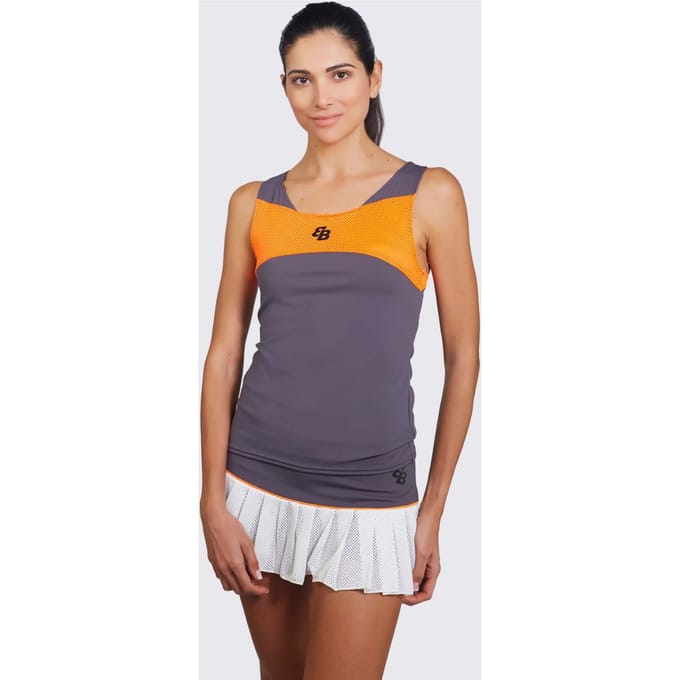 BB by Belen Berbel Hera Tanktop Dames-donkergrijs