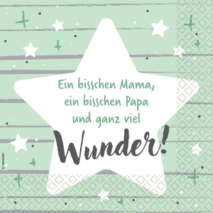 16 servetten - Ons wonder 33cm