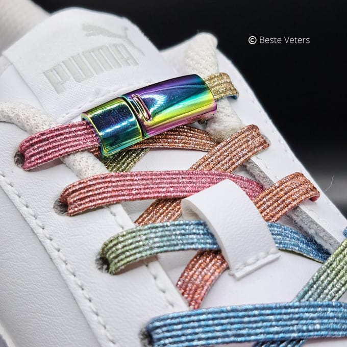Beste Veters - Veters - Elastische veters - Magnetische veters - Lock laces - Veters 100 cm - Veters multicolor