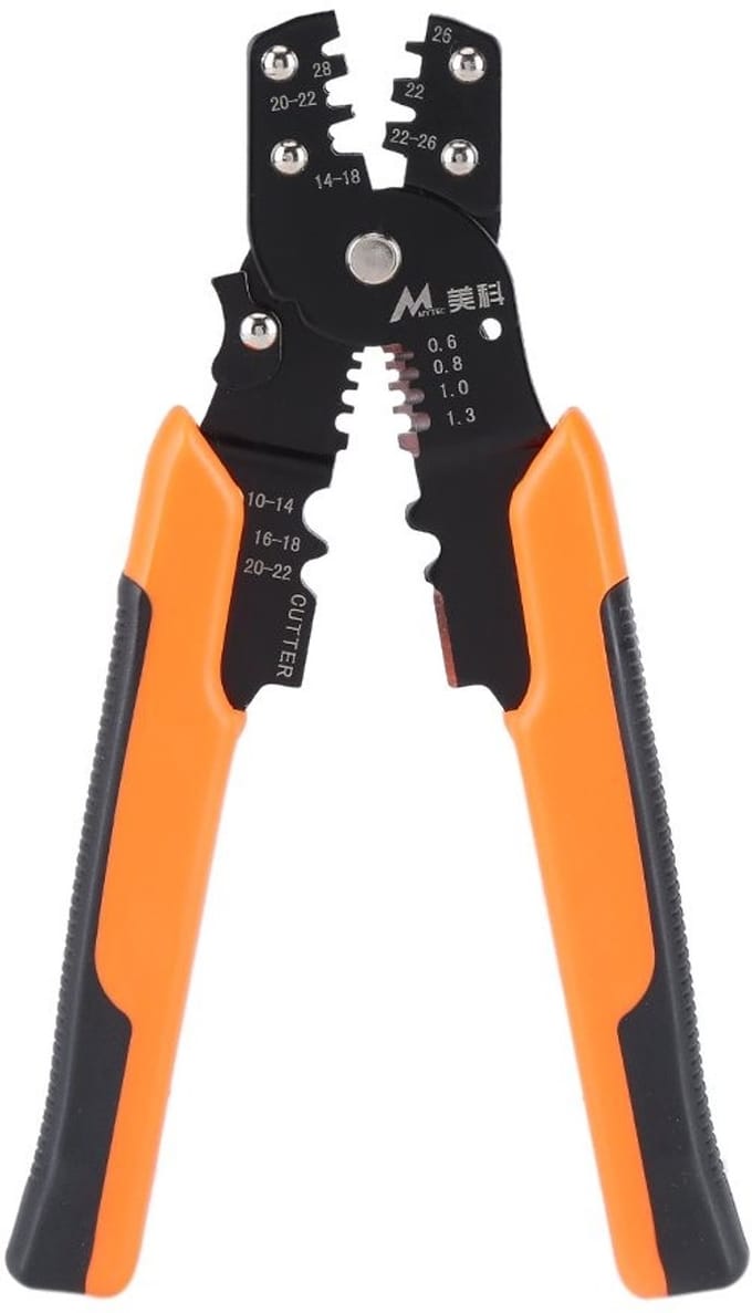 Allecto - Draadstripper - Ergonomisch Ontwerp - Efficiënt voor Elektriciens - Multifunctioneel Gereedschap - Ideaal voor Diverse Klussen - Compact ...