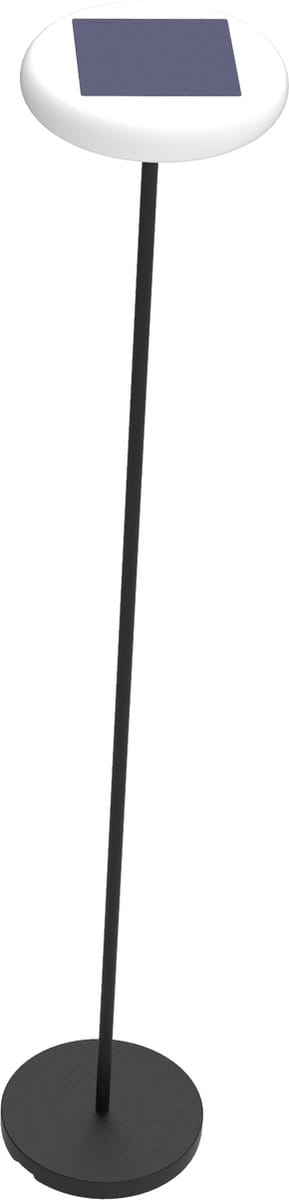 Lutec Vloerlamp Pops - Zwart - Solar Led - Verstelbare Hoogte - 173,5cm