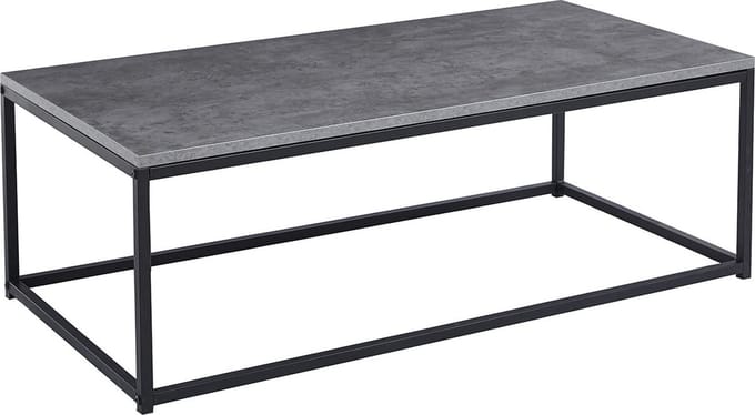 Salontafel Lina Grijs - MDF - Rechthoek - 120x60cm - Hoogte 40 cm