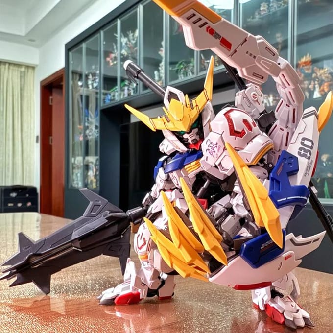 MGSD Barbatos ASW-G-08 Lord Wolf Grande Griffe & Queue Méca Modèle à Assembler Kit de Construction Décoration de Bureau Poupée Jouets Puzzle pour Garçons Objets de Collection