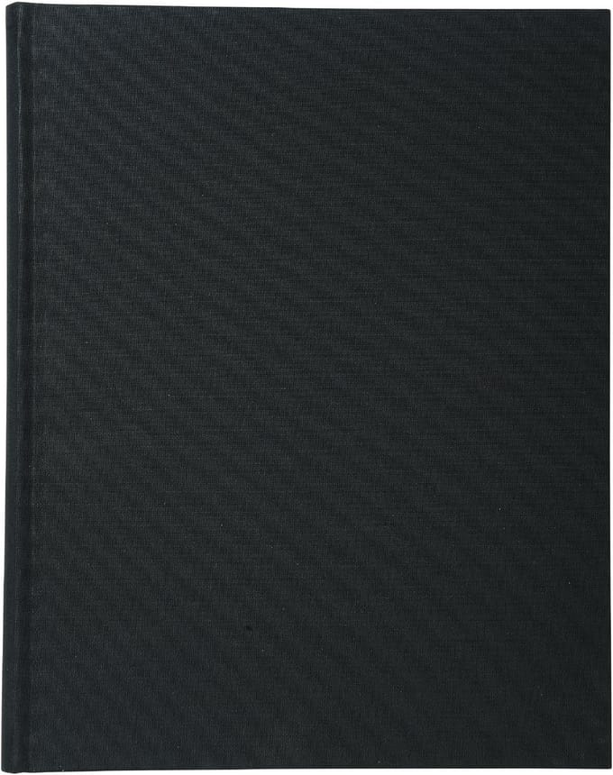 Exacompta Register 32x25cm geruit 5x5 - genummerd - 100 blad - Zwart - 6411E