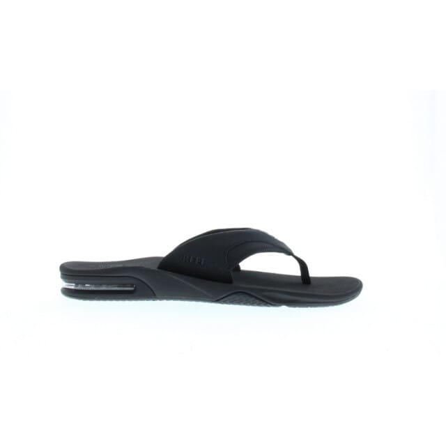 Reef Fanning Heren Slippers - All Black - Maat 48