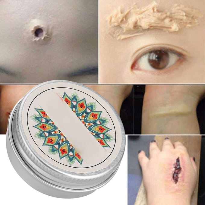 Professionele Stage Halloween Nep Wond Littekens Wax Halloween Make-up Wax 01# white