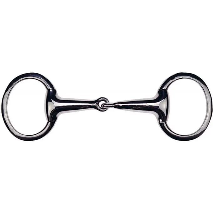 Platte olijf bit ringen voor paarden Feeling