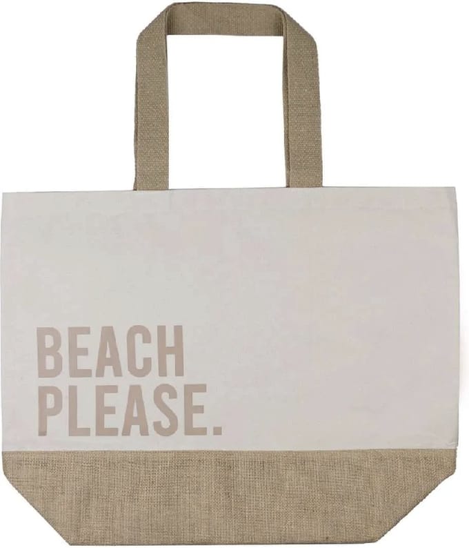BolleToet strandtas - Beach please - linnen