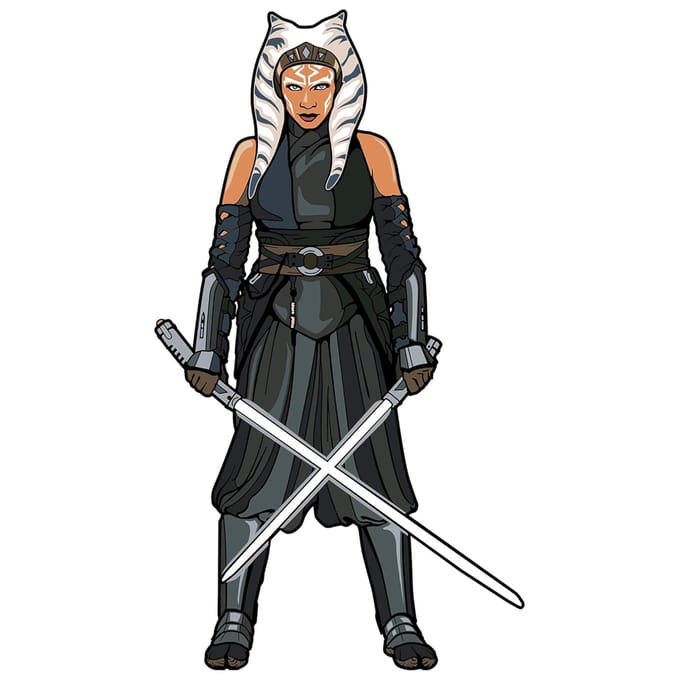 FiGPiN StarWars The Mandalorian Ahsoka Tano 3  Enamel Pin #735