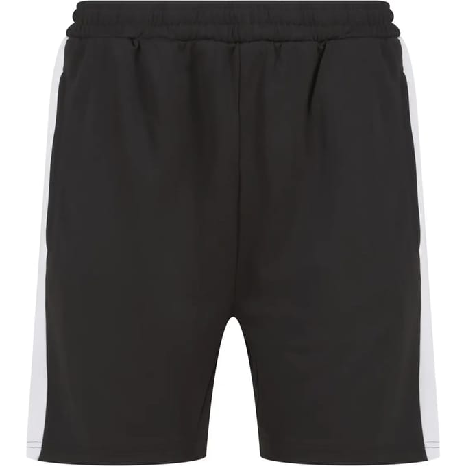 Adults Knitted Shorts met ritszakken Black/White - M