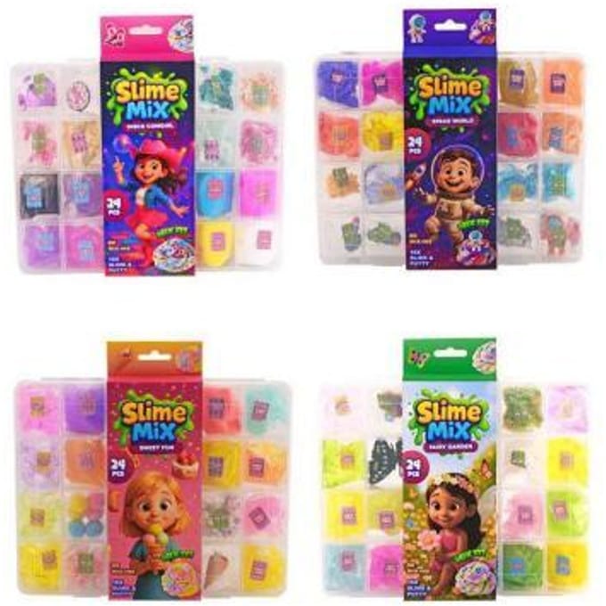 Putty, Slijm en Accessoires - 24dlg..