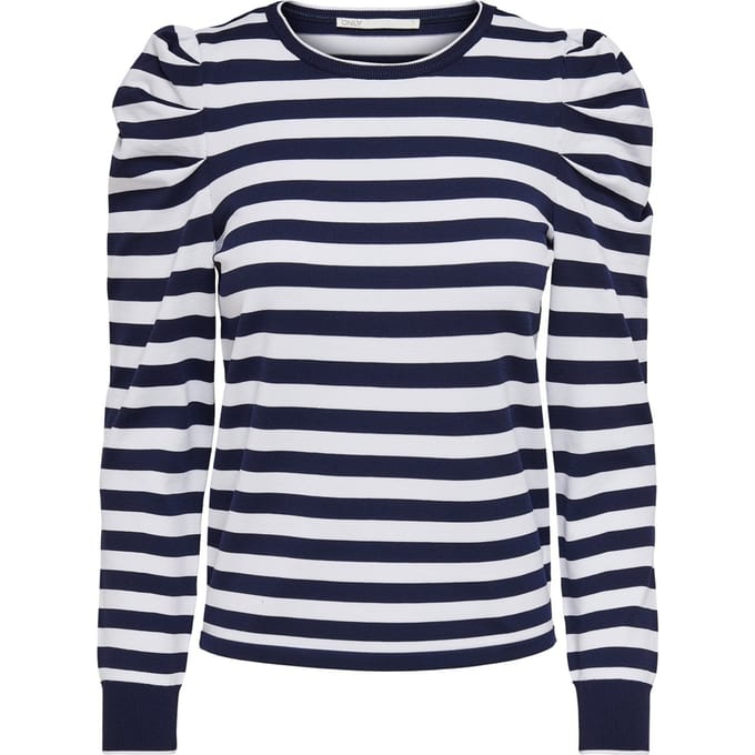 ONLY ONLKELCINA L/S STRIPE PULLOVER CC KNT Dames Trui - Maat M
