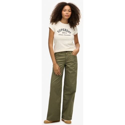 Baggy chino broek voor dames Superdry