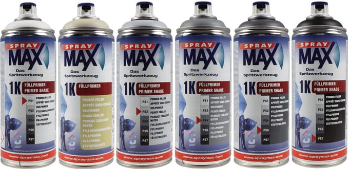 1K Vulprimer in Spuitbus SPRAYMAX - Wit