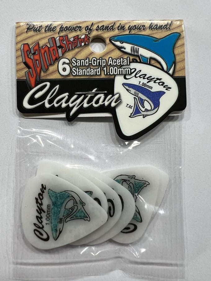 Clayton - Sand Shark - plectrum - 1.00 mm - 6-pack