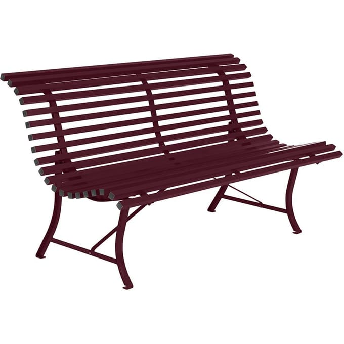 Fermob LOUISIANE bank - B9 zwarte kers - 150 x 80 x 72 cm