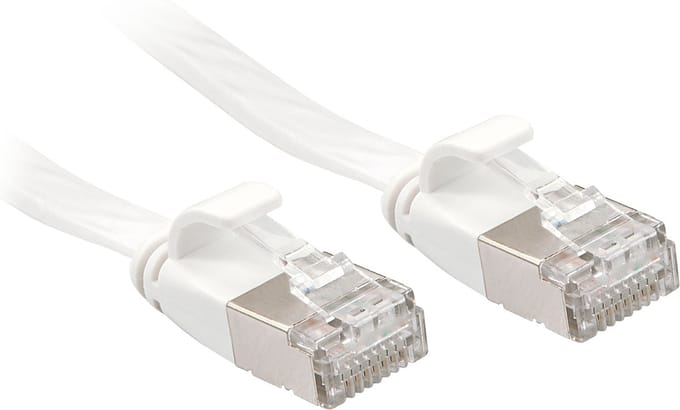 Lindy patch cable - 1 m - white - Wit - 1m
