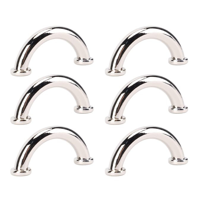 8 Set U-Ringen Metalen Gesp Boog Handtas Connector Tasriem Hanger Hardware Accessoires white