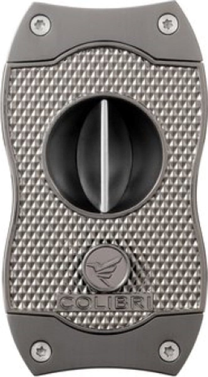 Colibri sigarenknipper diamant V-cut gunmetal
