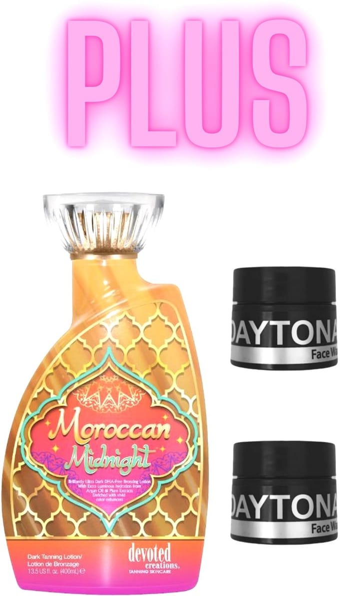 Devoted Creations Moroccan Midnight 400 ml PLUS 2 X Daytona Face Wax!