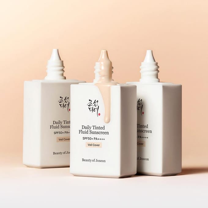 Beauty of Joseon Dagelijkse Getinte Zonneserum Veil Cover Lichtgewicht UV-verzorging SPF50+ PA++++ 50ml LN130