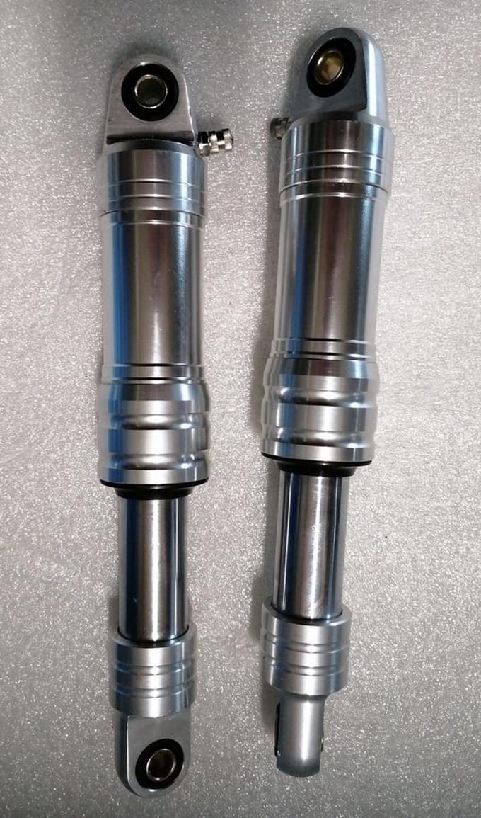 Honda camino schokbreker RFY 285mm - Zilver