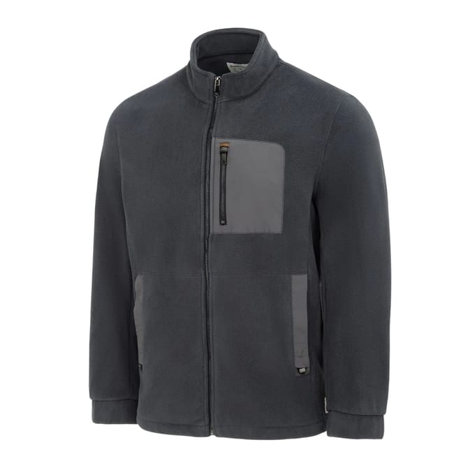 SoulCal Heren Polyester Fleece Jas (Grijs)