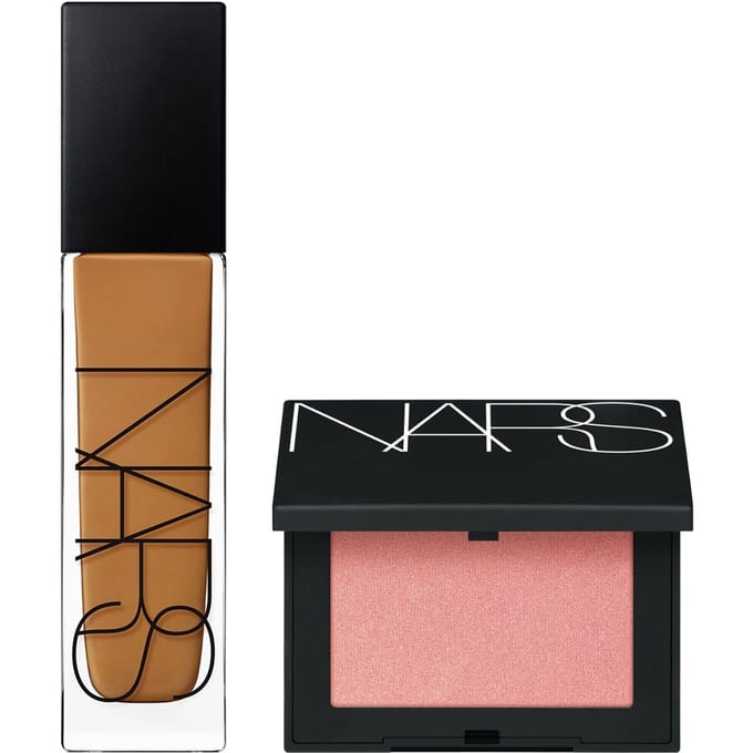 NARS Natural Longwear Foundation 30ml and NARS Blush Orgasm 4.8g Bundle (Various Shades) - Macao