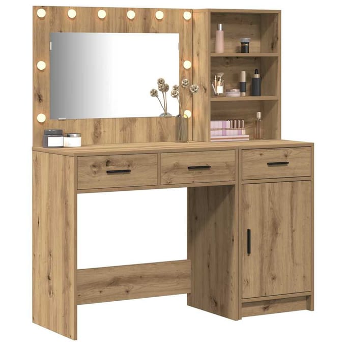 vidaXL - Kaptafel - 2 - st - Bruin - 78,5 - x - 41 - x - 135 - cm - Bewerkt - hout