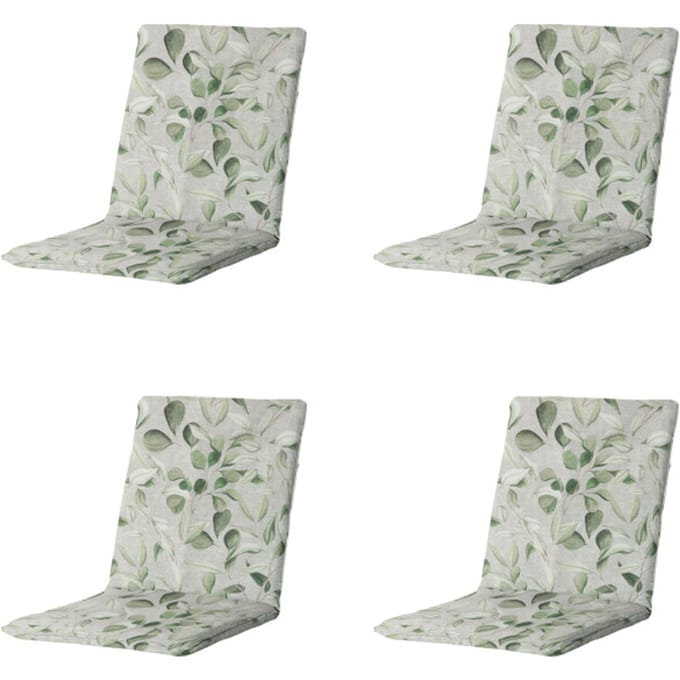 Madison - Stapelstoelkussen Diez - Ca. 97x49 cm - Set van 4