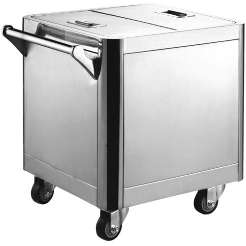 GGM Gastro RVS deegkar - 156l zilver
