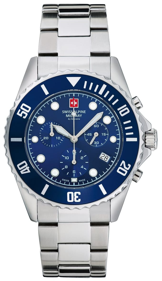 Swiss Alpine Military Master Diver Chrono SAM7053.9135 mannen horloge