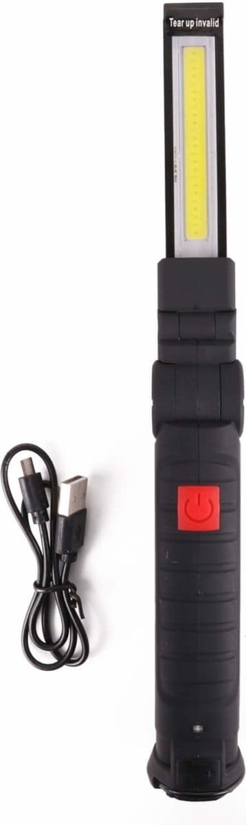 Hofftech Flexibele LED looplamp - oplaadbaar met USB - magnetische voet - 240 lumen - 271 mm